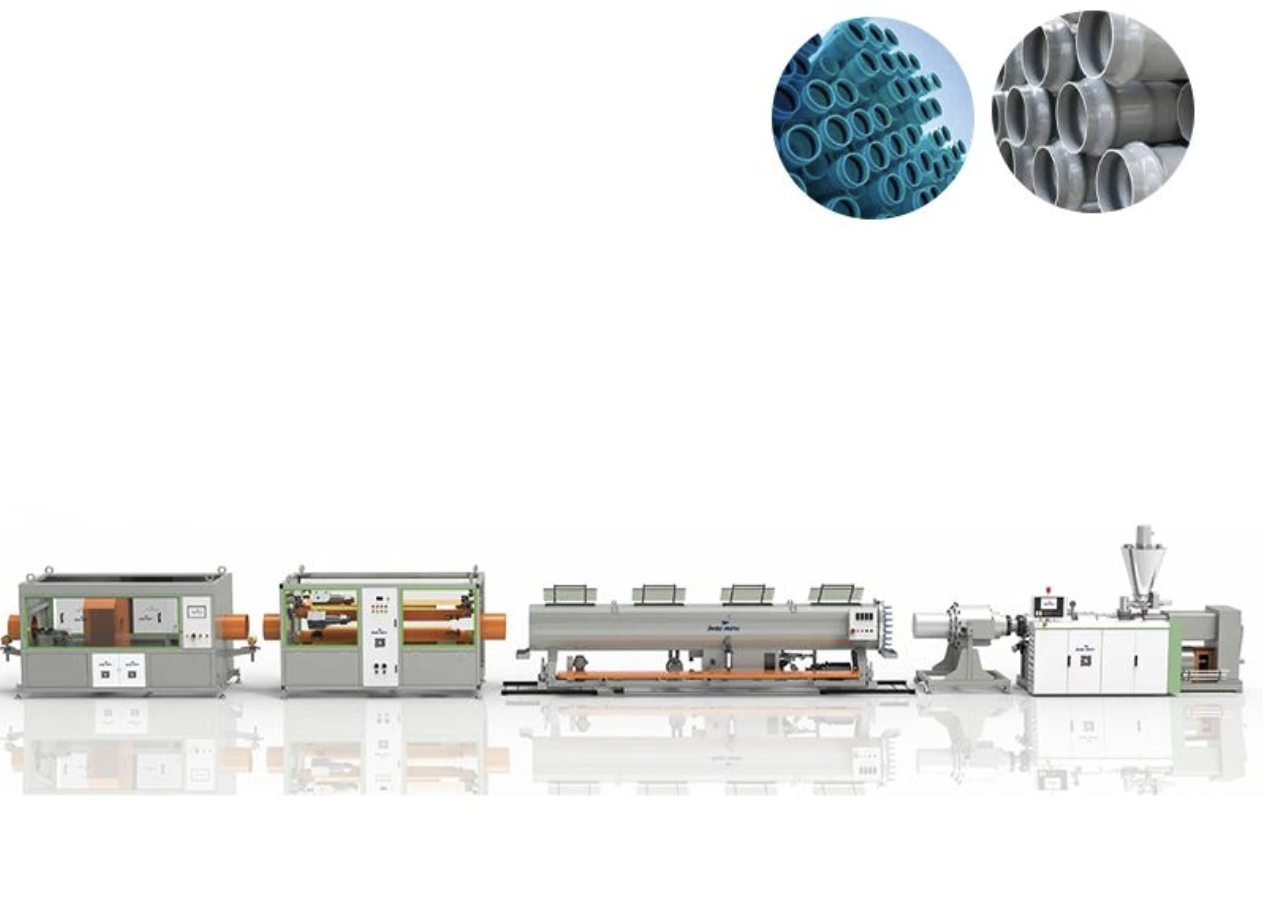 Pipe Extrusion Machine Linha de extrusão de tubo de cloreto de polivinil da série MFH (PVC)
