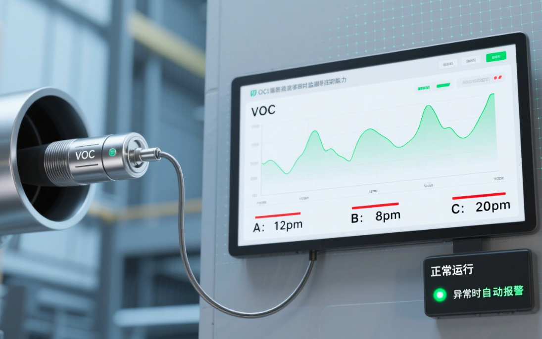 Sistemas de monitoramento de VOC embutido